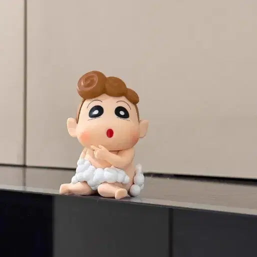 (상자없어 세일)목욕시리즈 짱구.짱아 피규어 2종 세트