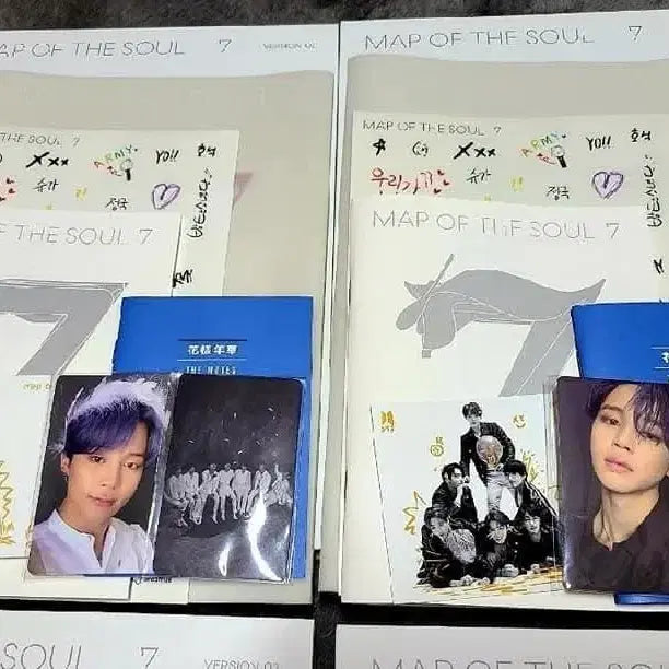 방탄 맵솔 7 지민 포카 + 단테 포카 + 위버스 특전 세트