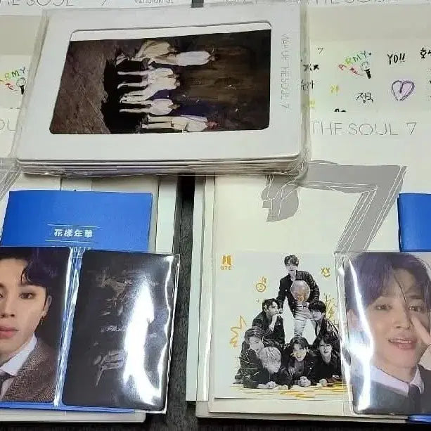 방탄 맵솔 7 지민 포카 + 단테 포카 + 위버스 특전 세트