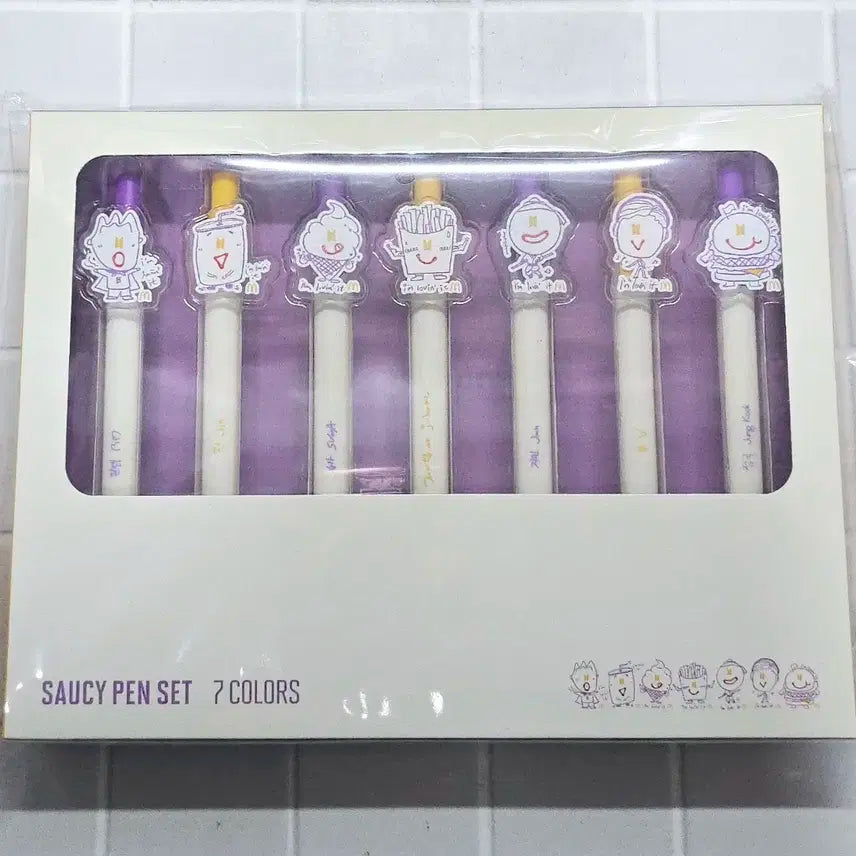 방탄소년단 맥도날드 볼펜 세트 BTS x McDonald's pen
