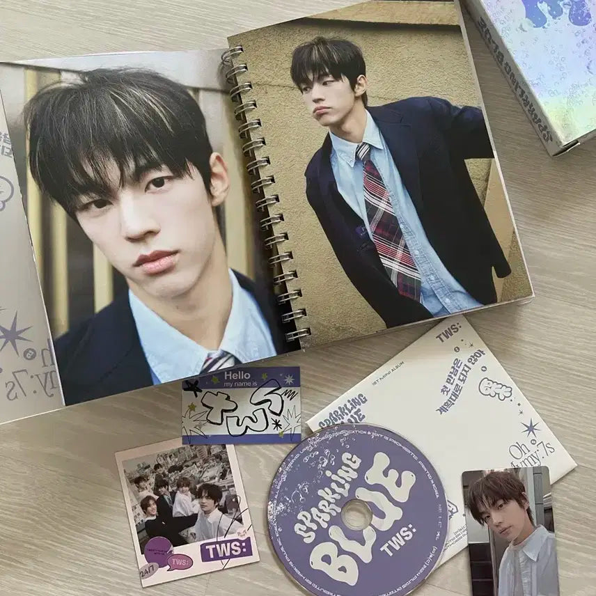 신유포카 투어스 앨범 Sparkling Blue 1집 미니 TWS