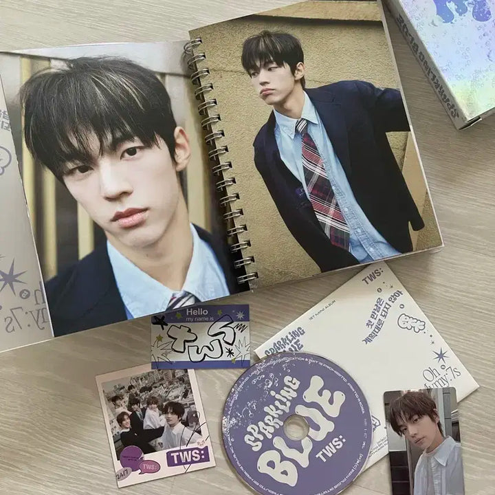 신유포카 투어스 앨범 Sparkling Blue 1집 미니 TWS