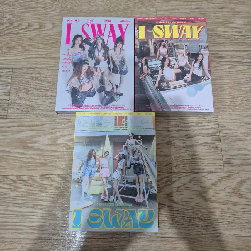 아이들 클락션 개봉 앨범 3종 일괄