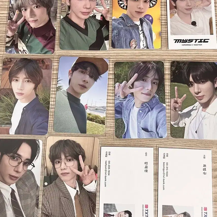 (일괄) 투바투 우뿌즈 범규 태현 시그 데코키트 메모리즈 포카