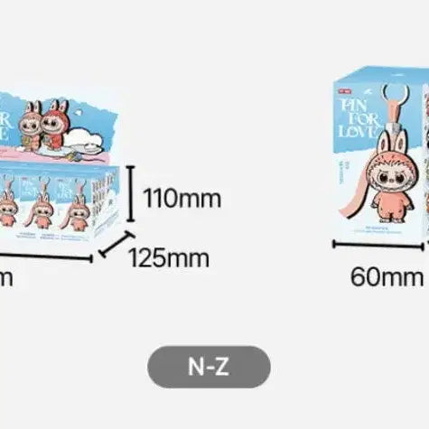 팝마트 라부부 내마음속 비밀번호 N-Z 미니 인형 박스 미개봉판매