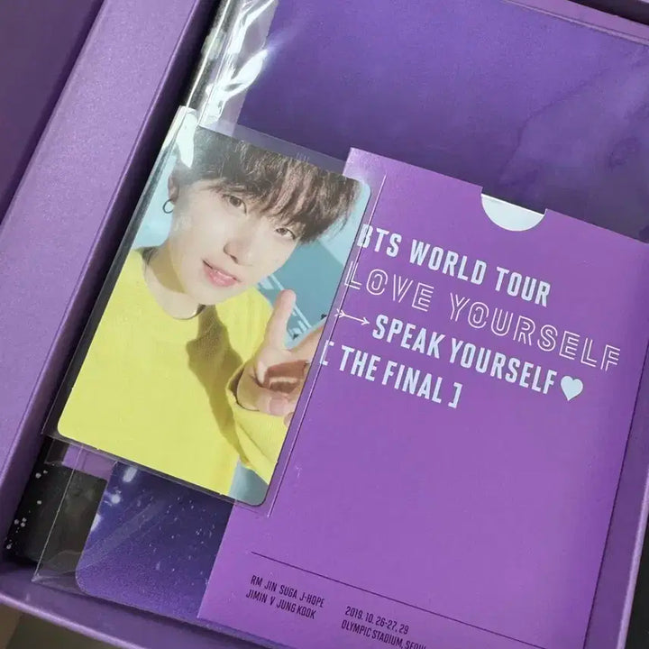 방탄소년단 스픽콘 파이널 DVD + 슈가 포카