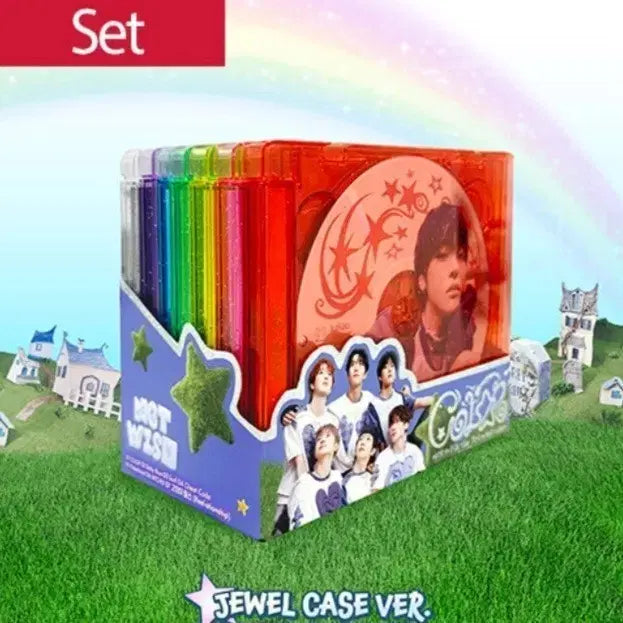 NCT WISH 컬러풀 주얼 케이스 세트 엔시티 위시 COLOR