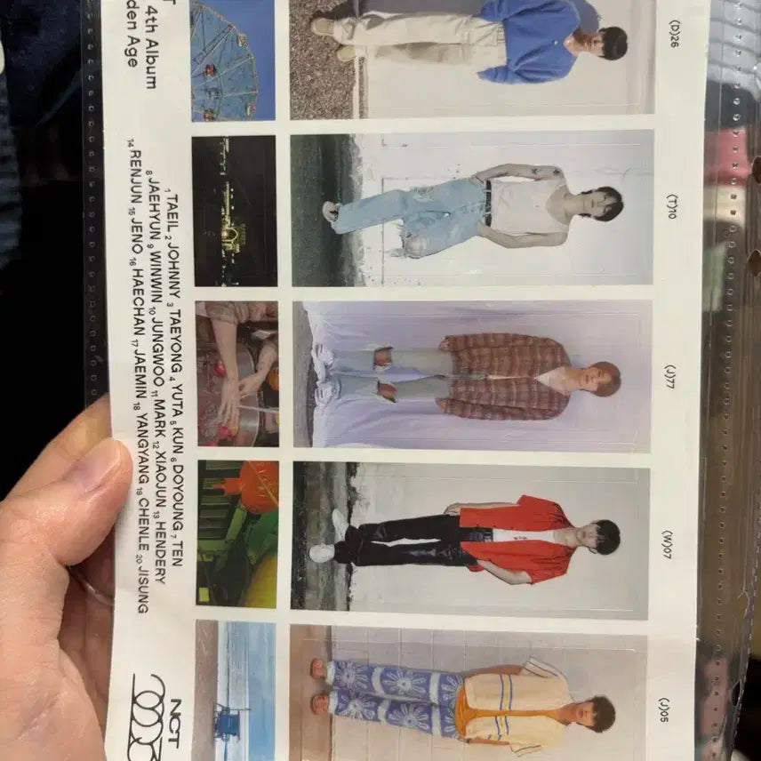 NCT 텐 폴라로이드 & 스티커 세트