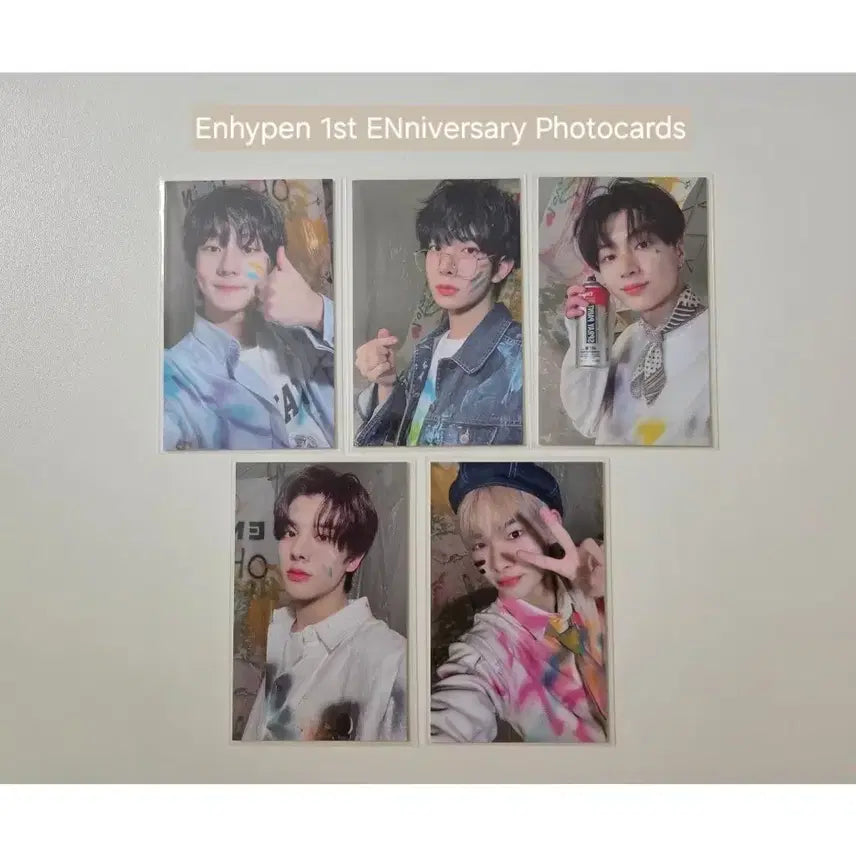엔하이픈 1주년 포카 정원 희승 제이 제이크 니키 일괄