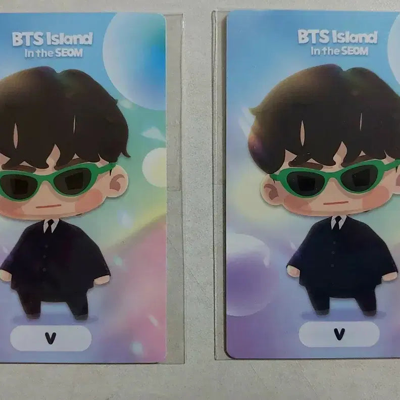 방탄 모노크롬 인더섬 포카 태형(일괄)