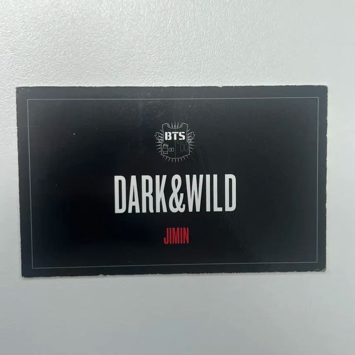 BTS 방탄 지민 다크앤와일드 댄져 포카(뒷면 하자 있음)