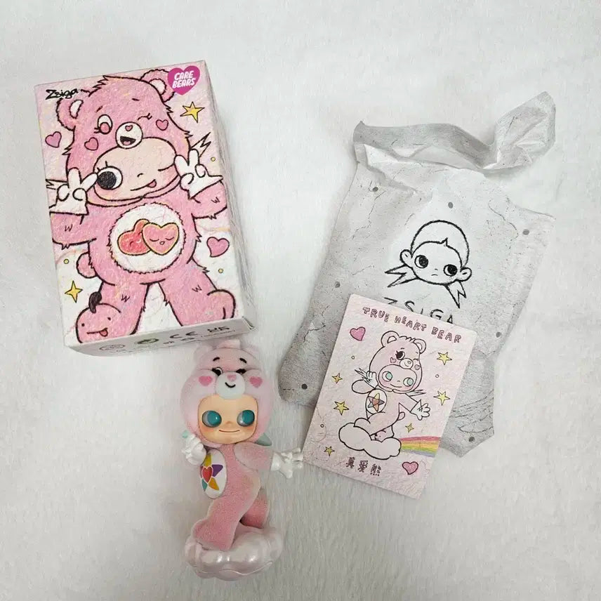 지거 케어베어 트루하트베어 피규어