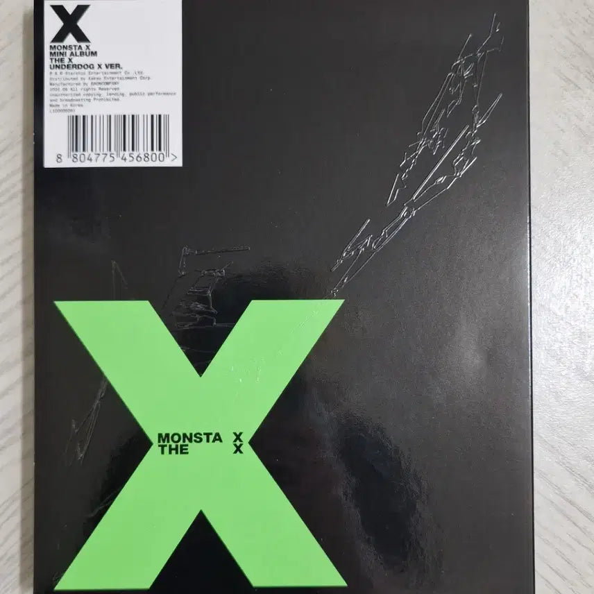 몬스타엑스 The X 앨범 underdog x v.