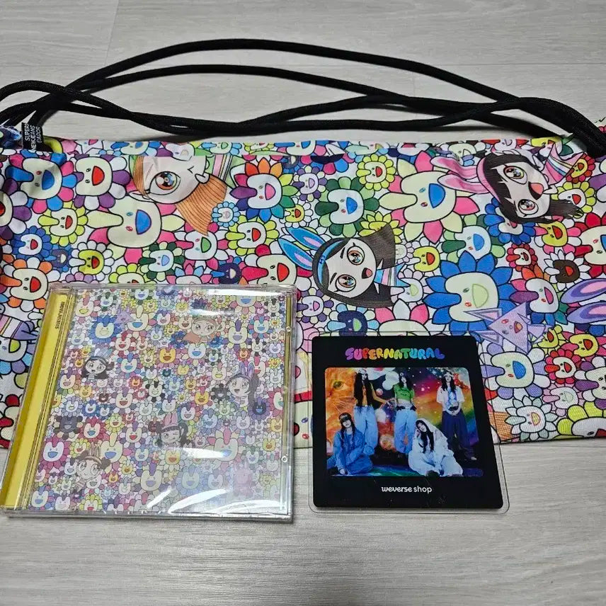 뉴진스 슈퍼내추럴 CD + 스트링백