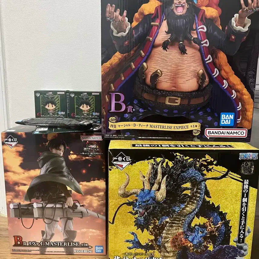 원피스 5황 검은수염 미개봉 피규어