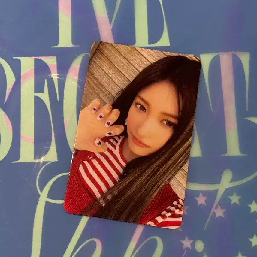 아이브 이서 shhh! 앨포 앨범포카 미개봉 장원영 레이 분철 사웨 뮤코