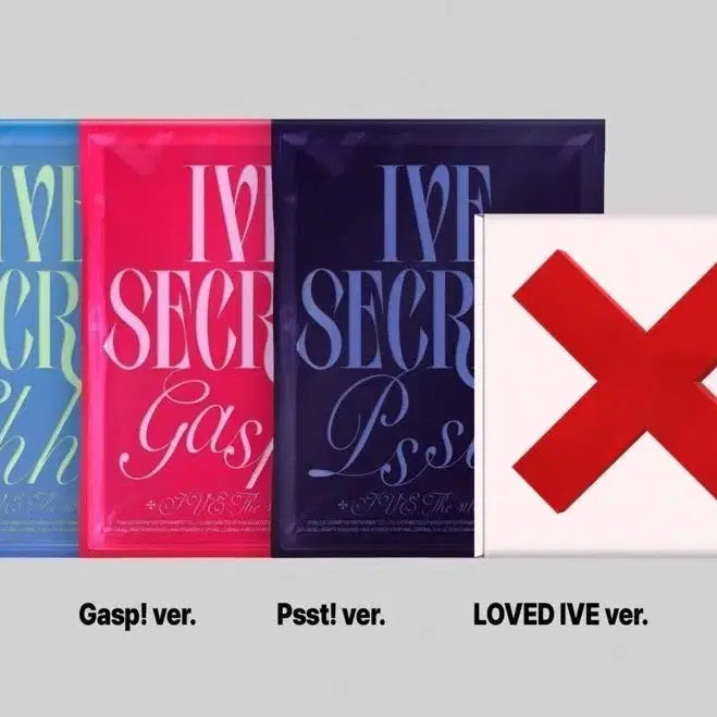 아이브 시크릿 IVE SECRET 미개봉 앨범 양도1세트 (3장)