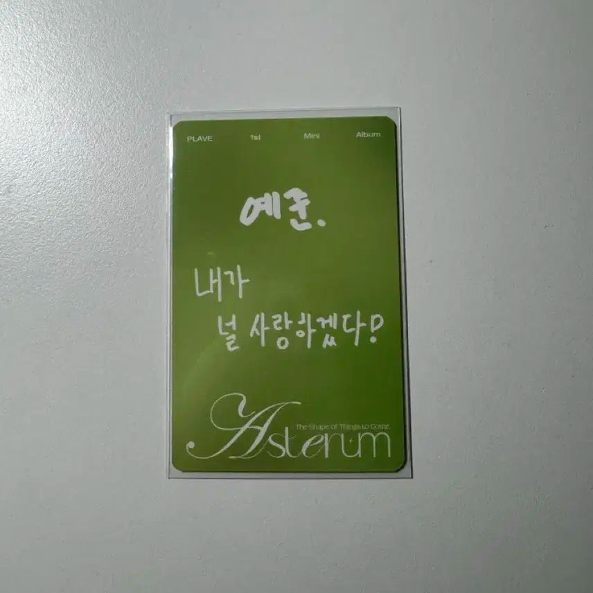 플레이브 여섯번째여름 육여름 앨범 포토카드 포카 양도