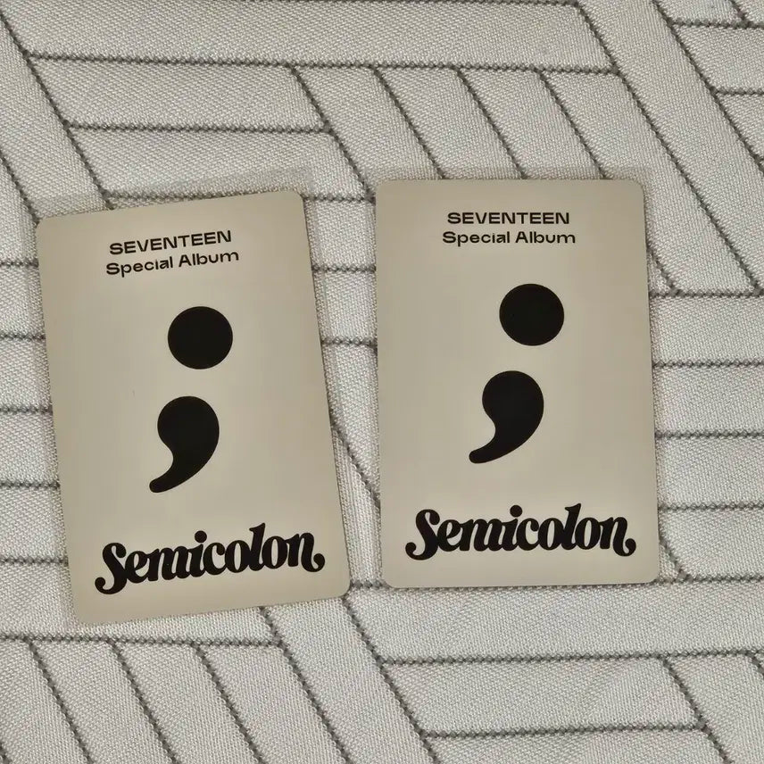세븐틴 민규 세미콜론 앨범 포카 일괄 양도