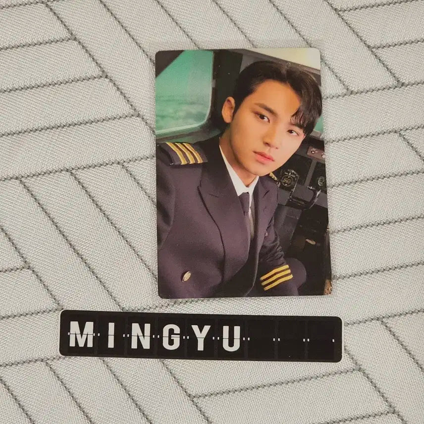 세븐틴 민규 항공틴 멤버십 키트 포카 스티커 일괄