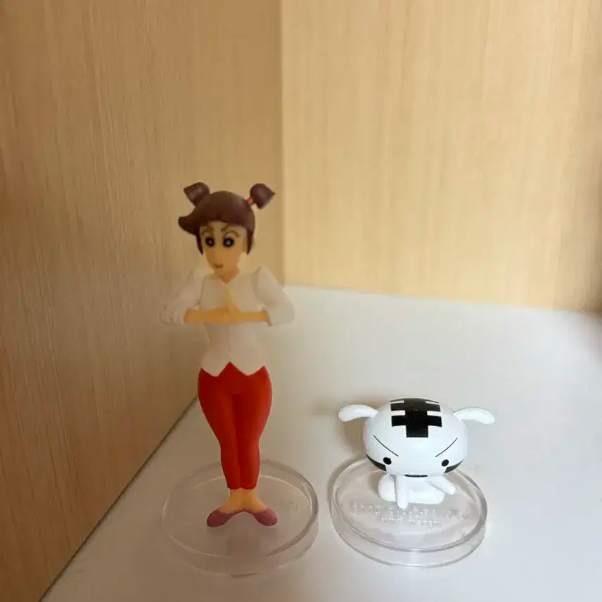 짱구 쿵후보이즈 피규어 (흰둥이,히든) 2개 일괄