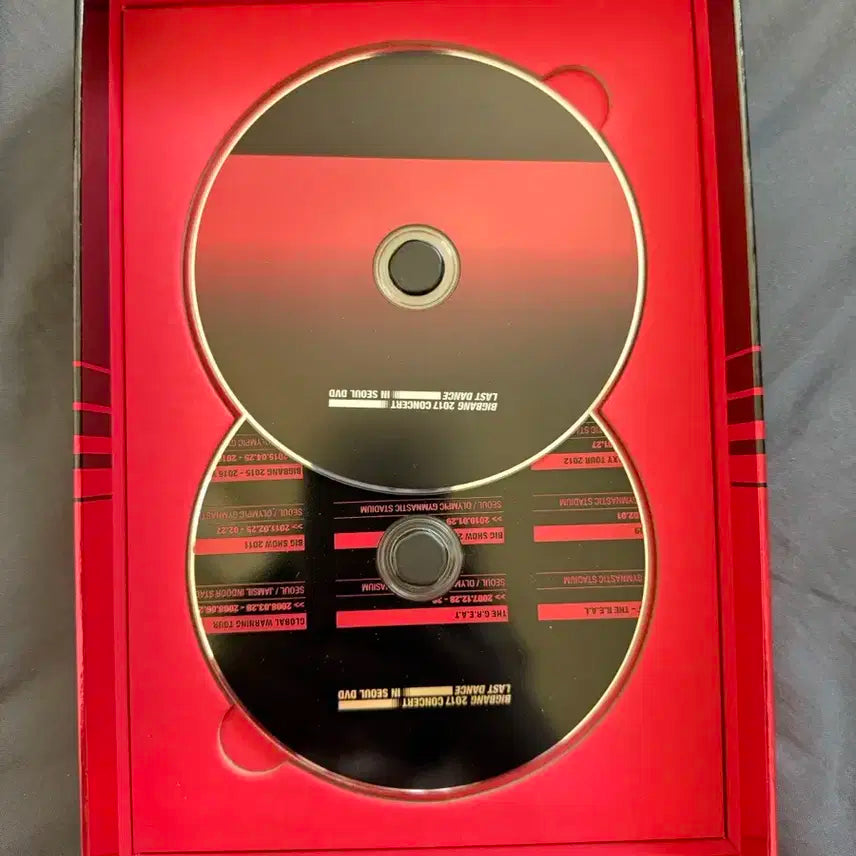 Bigbang 빅뱅 last dance 라스트댄스 DVD