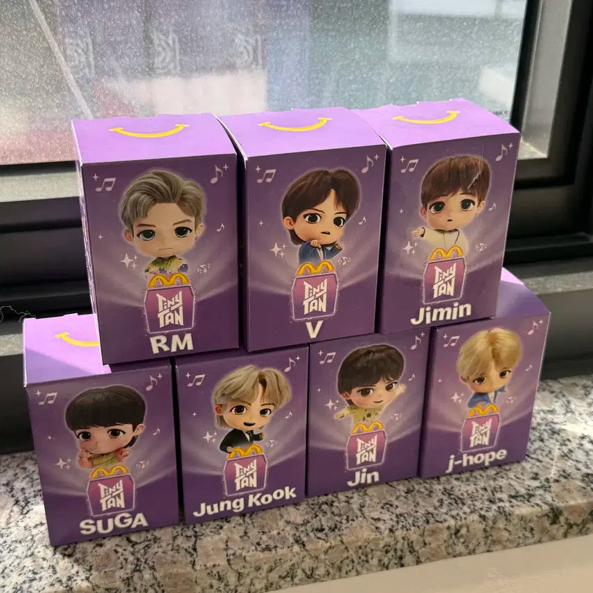 맥도날드 BTS 타이니탄 피규어 1차 풀세트