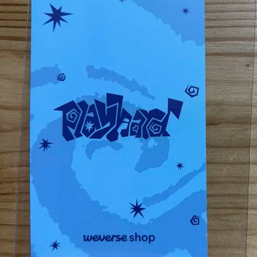 TWS 투어스 플레이 하드 신유 위버스 특전 포카 - 하자 있음