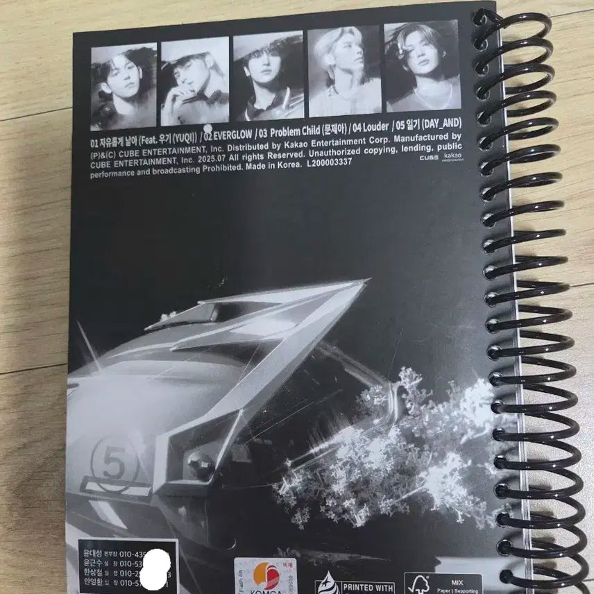 나우즈 NOWZ IGNITION 친필메시지 싸인 비매앨범 포카 아이돌