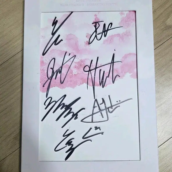 이펙스 EPEX 3집 Romantic 친필사인 비매앨범 메시지 포카