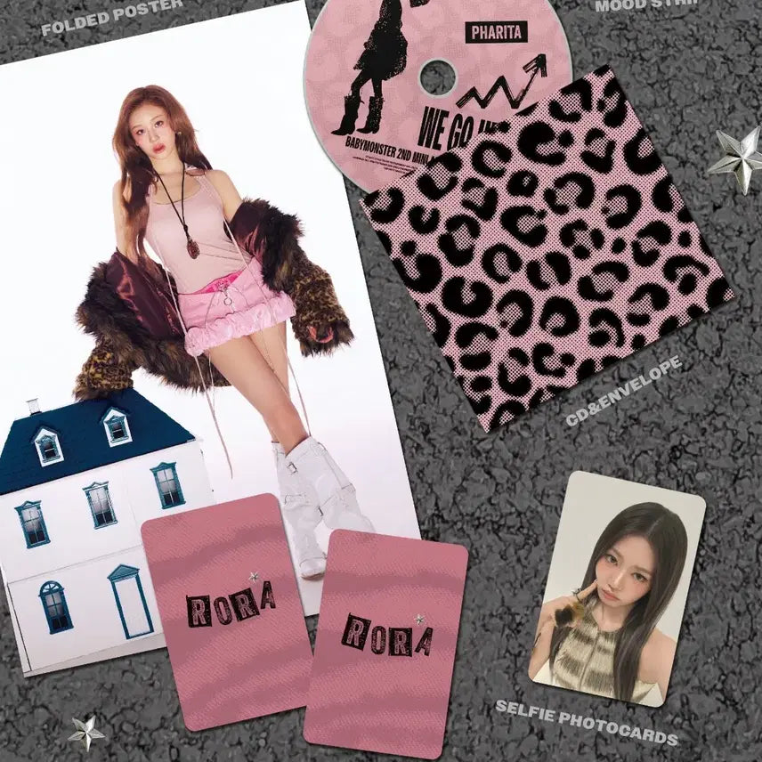 (미개봉) 베이비몬스터 위고업 패턴 버전 앨범 아사 pattern 베몬