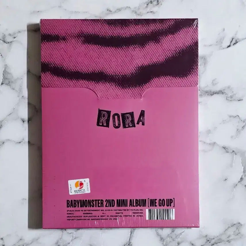 (미개봉) 베이비몬스터 위고업 패턴 버전 앨범 로라 pattern 베몬