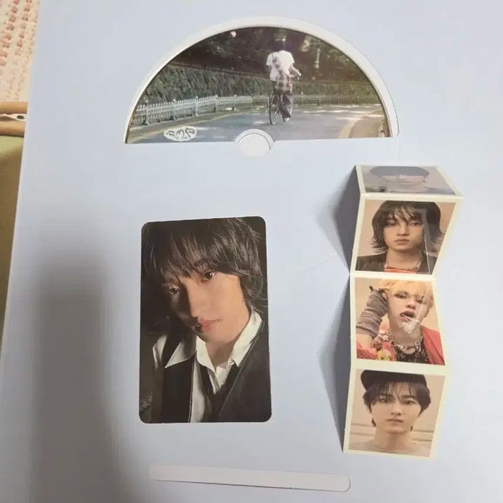 에이엠피 AxMxP 친필메세지 싸인 비매앨범 포카