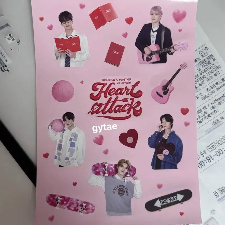 투바투 vr 연준포카 + 2차 스티커