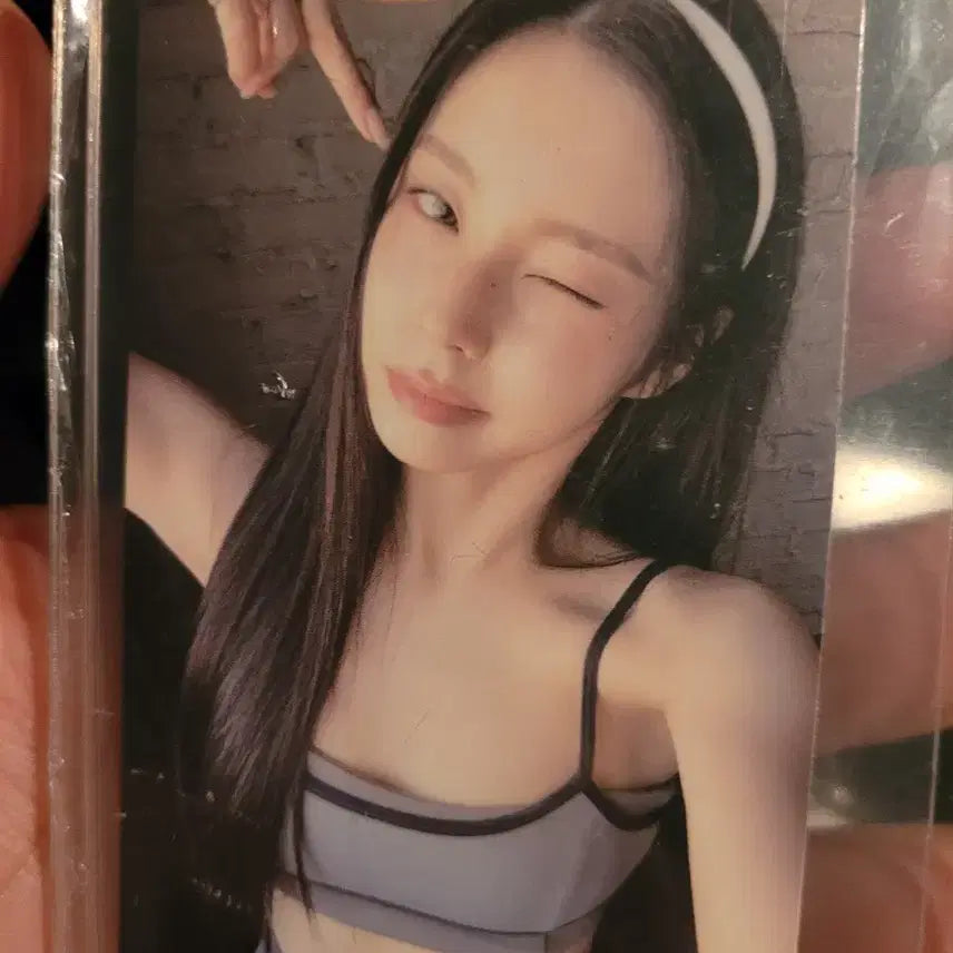 엔믹스 NMIXX 규진 공방 포카 블루 발렌타인 양도합니다