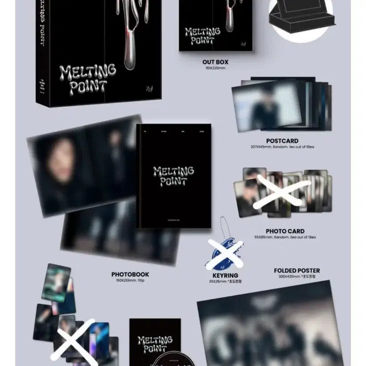 제로베이스원 2집 Melting Point 앨범