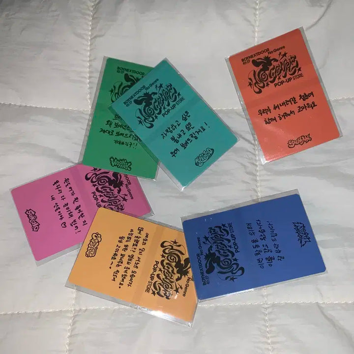 보이넥스트도어 노장르 팝업 특전 미개봉 일괄