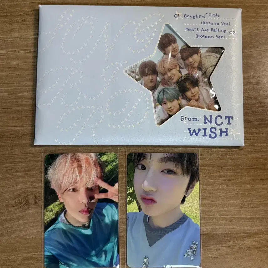 NCT WISH 송버드 개봉앨범& 포카 엔위시앨범