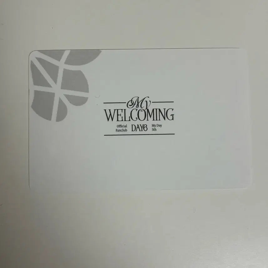 데이식스 영케이 멤버십 카드 마이데이 5기 키트 포카 굿즈