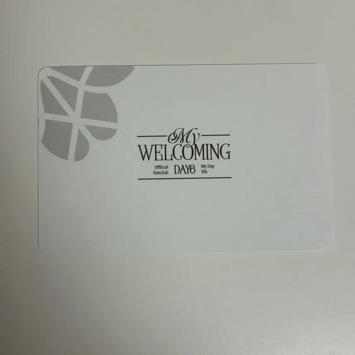 데이식스 영케이 멤버십 카드 마이데이 5기 키트 포카 굿즈