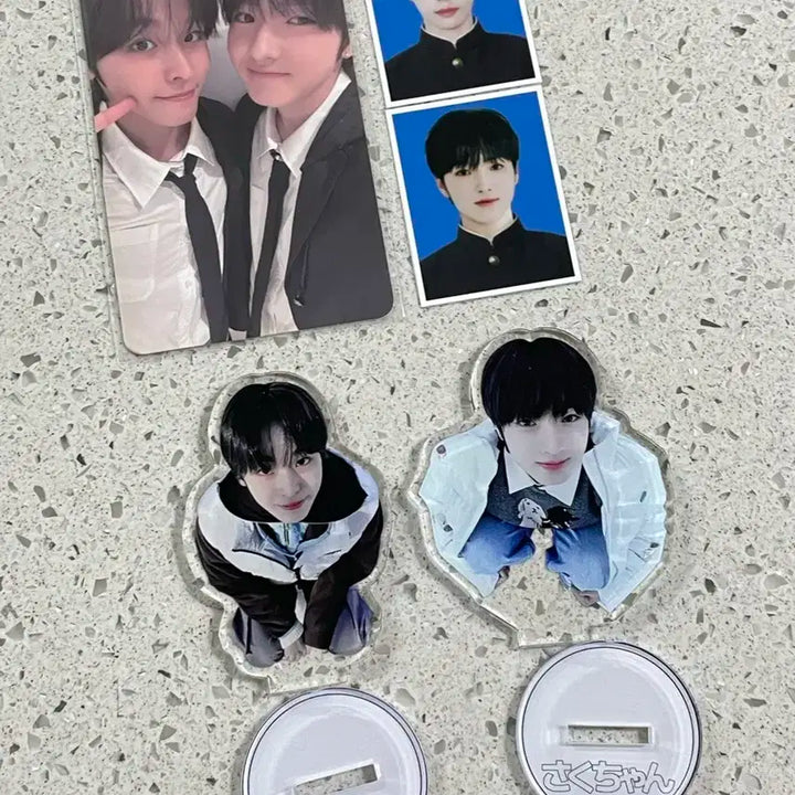 세트) 리쿠 사쿠야 엔시티위시 슴스 언박싱 유닛포카 아크릴스탠드 증사