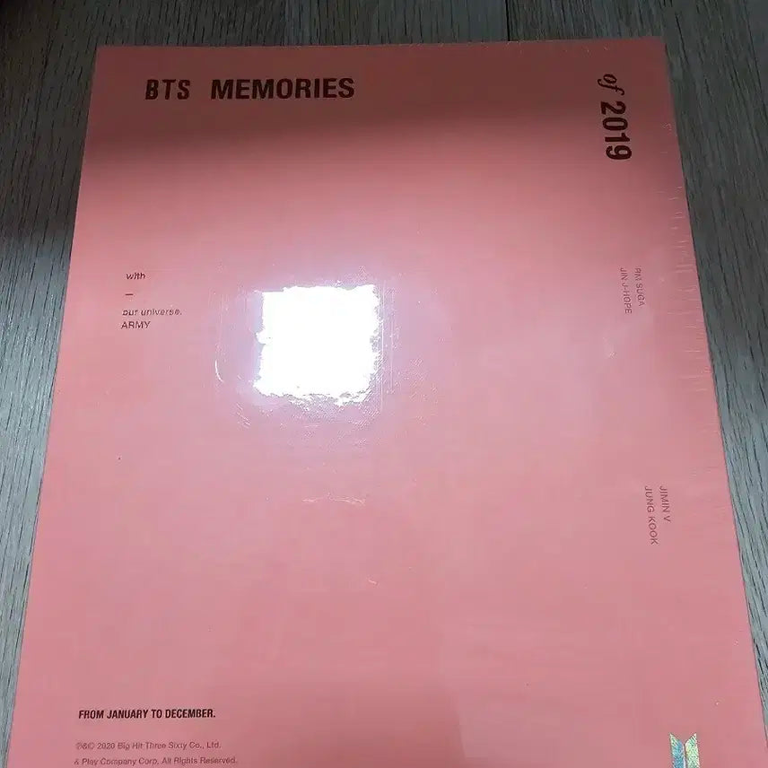 방탄소년단 BTS Memories 2019 DVD 미개봉