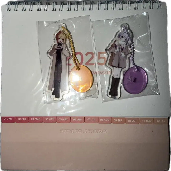 이세계아이돌 이세돌 두찜 키링 달력 포카