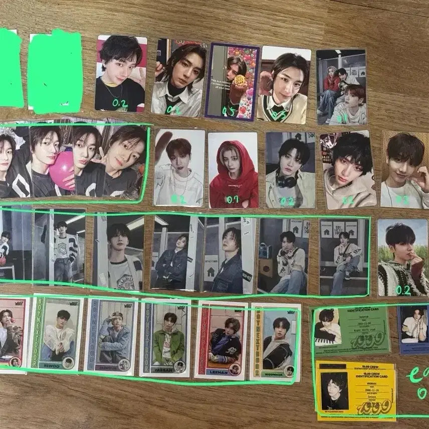 보이넥스트도어 성호 리우 명재현 태산 이한 운학 생일엠디 콘서트 포카