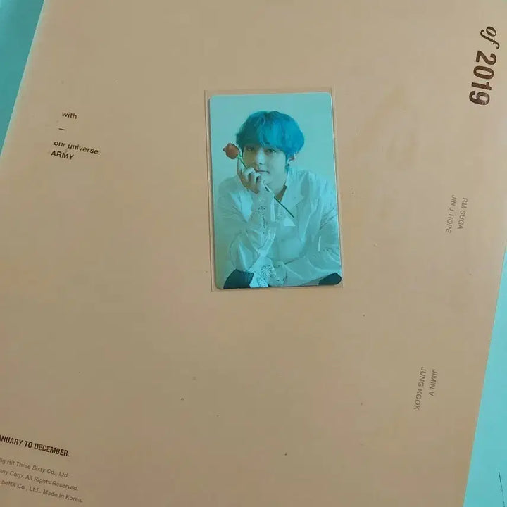방탄소년단 메모리즈 2019 + 뷔 포토카드