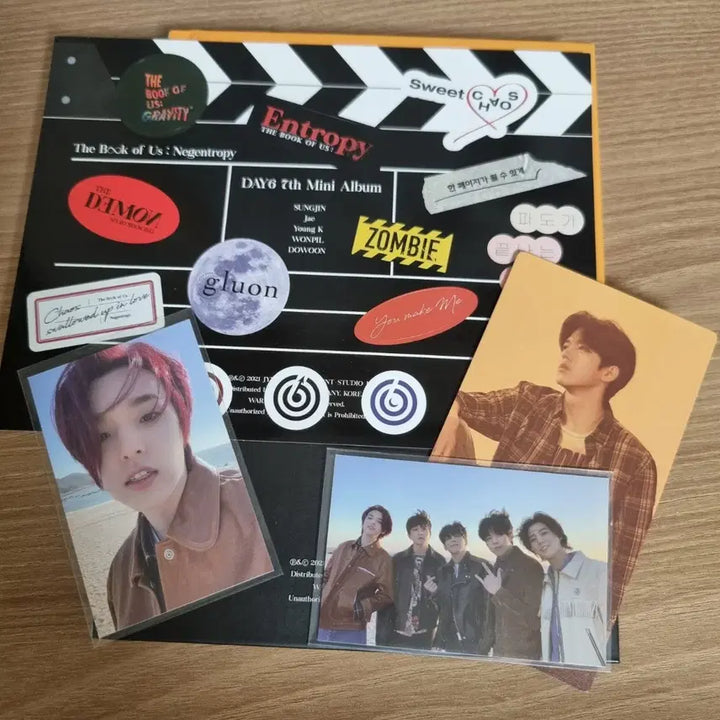 데이식스 네겐트로피 개봉 앨범 (원앤)