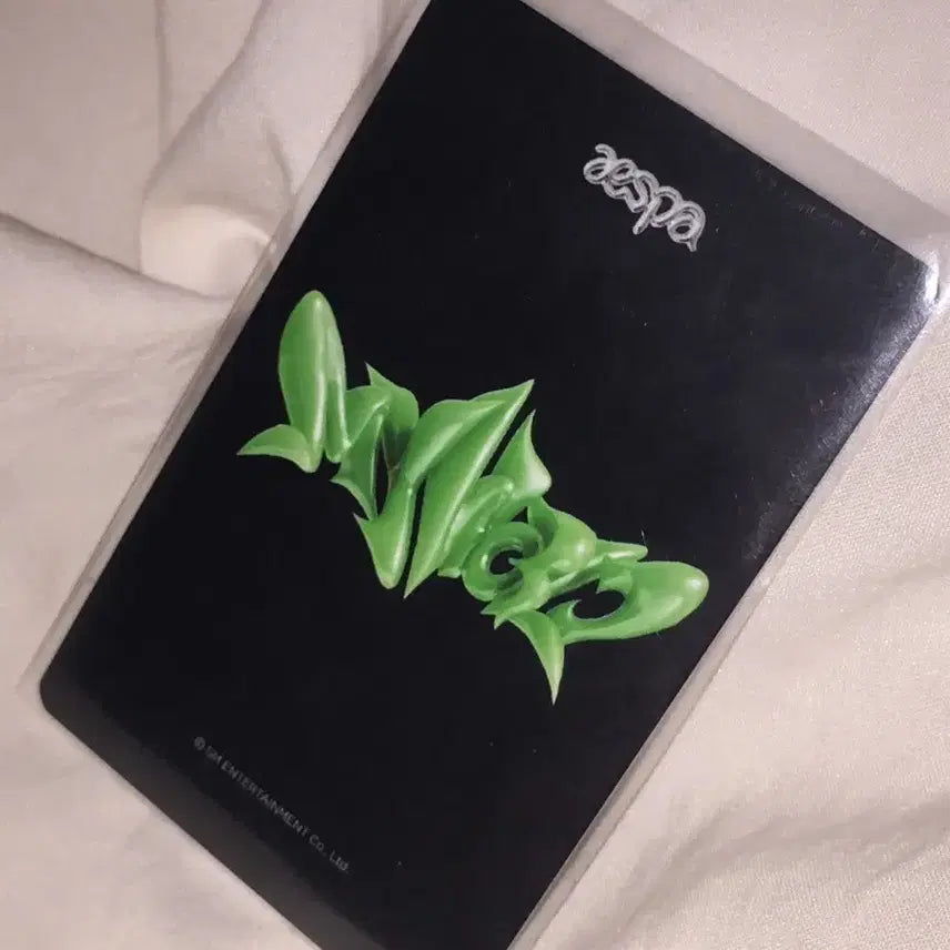 에스파 지젤 마이월드 위드뮤 특전 포토카드 포카