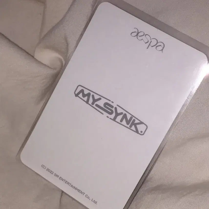 에스파 지젤 마이싱크 FOTRUNE 포춘 스크래치 팬미팅 포토카드 포카