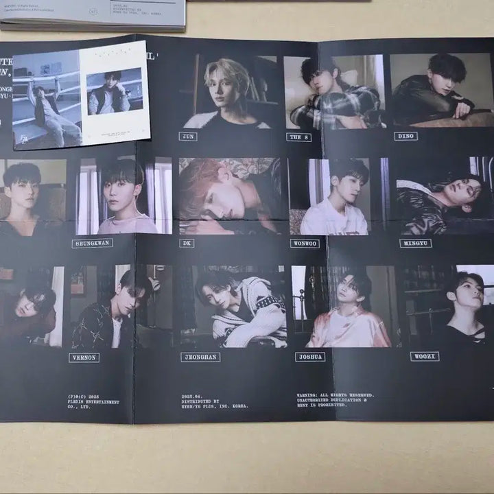 일괄)세븐틴 손오공 FML 일반반 개봉앨범 포카 원우민규승관디노