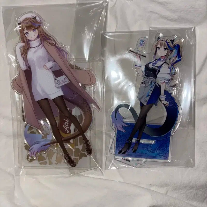 스텔라이브 윈터 아크릴 카페 콜라보 칸나 아크릴 굿즈